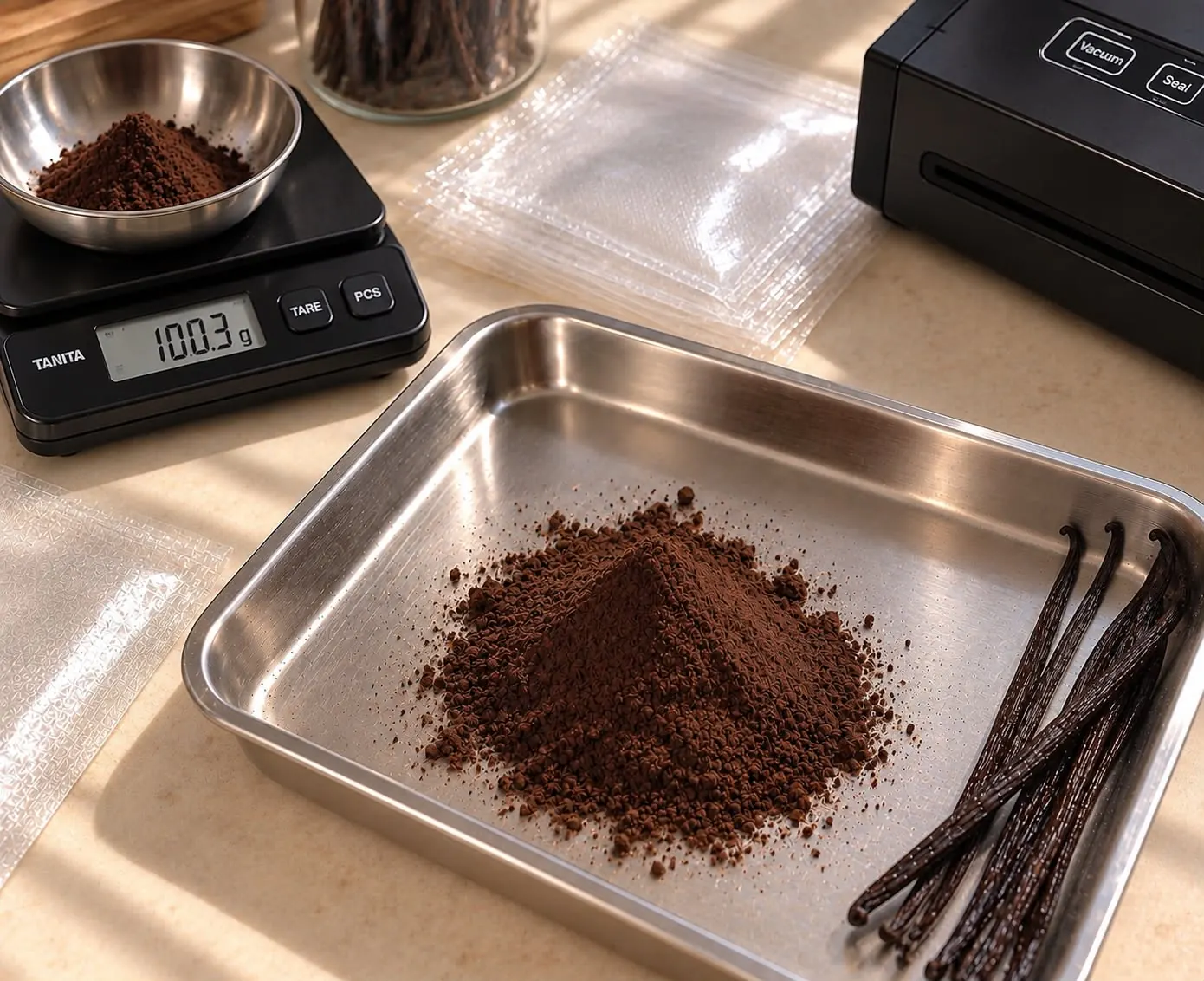 Indonesian vanilla beans with rich natural character